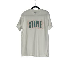 Staple Pigeon white graphic short sleeves t shirt size Medium
